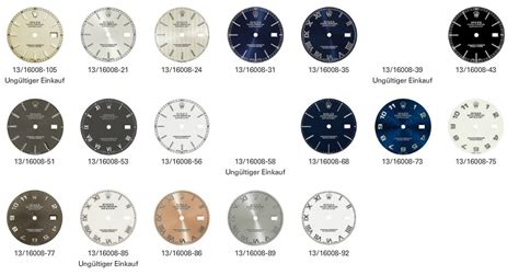 rolex zifferblatt tausch